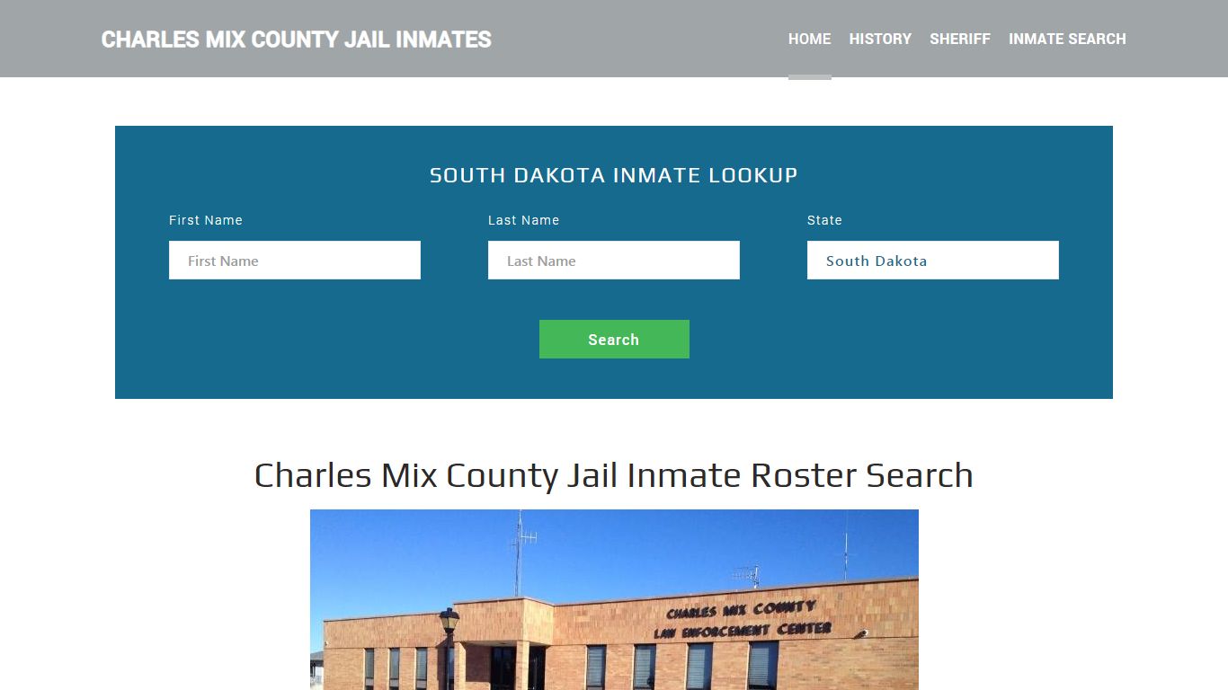 Charles Mix County Jail Inmate Roster Lookup, Lake Andes, SD